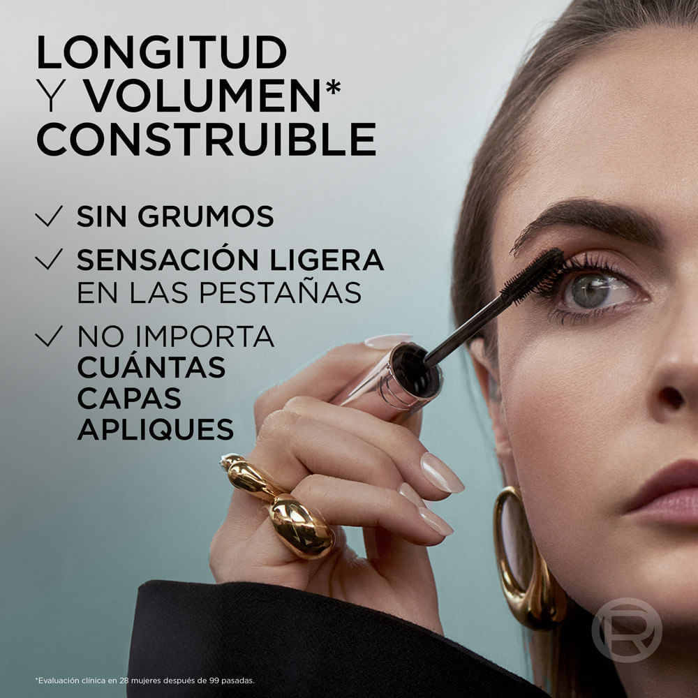 Kit Pestañina Lash Paradise Big Deal A Prueba de Agua + Serum Hidratante Revitalift Ácido Hialurónico - LOréal Paris img #4
