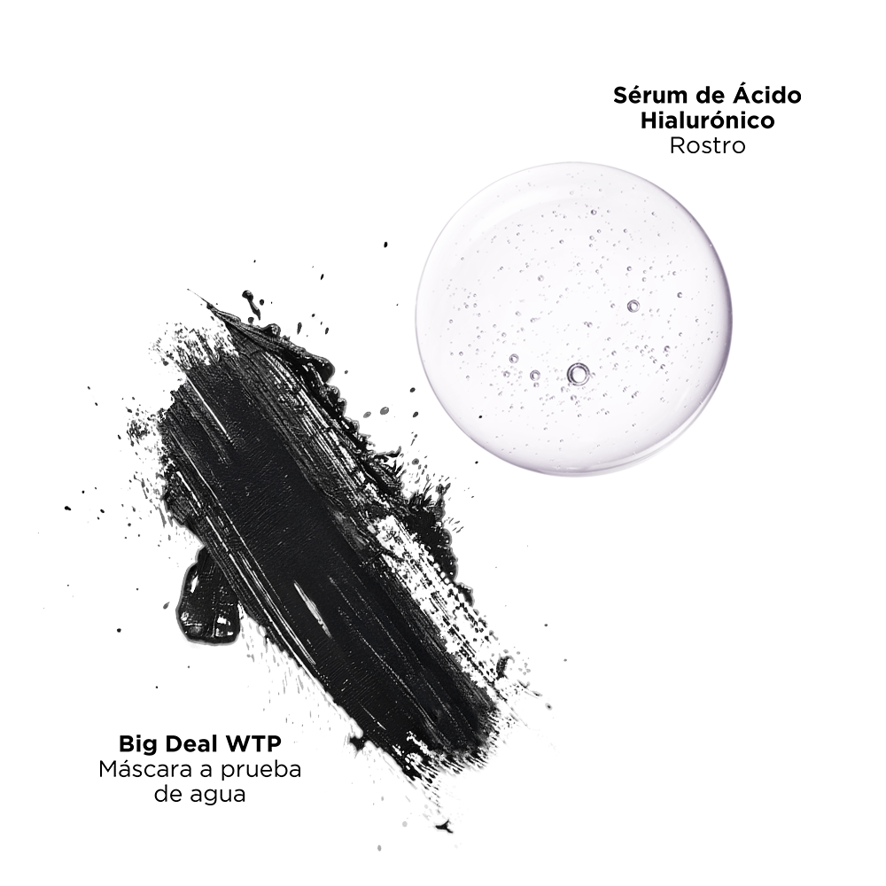 Kit Pestañina Lash Paradise Big Deal A Prueba de Agua + Serum Hidratante Revitalift Ácido Hialurónico - LOréal Paris img #3
