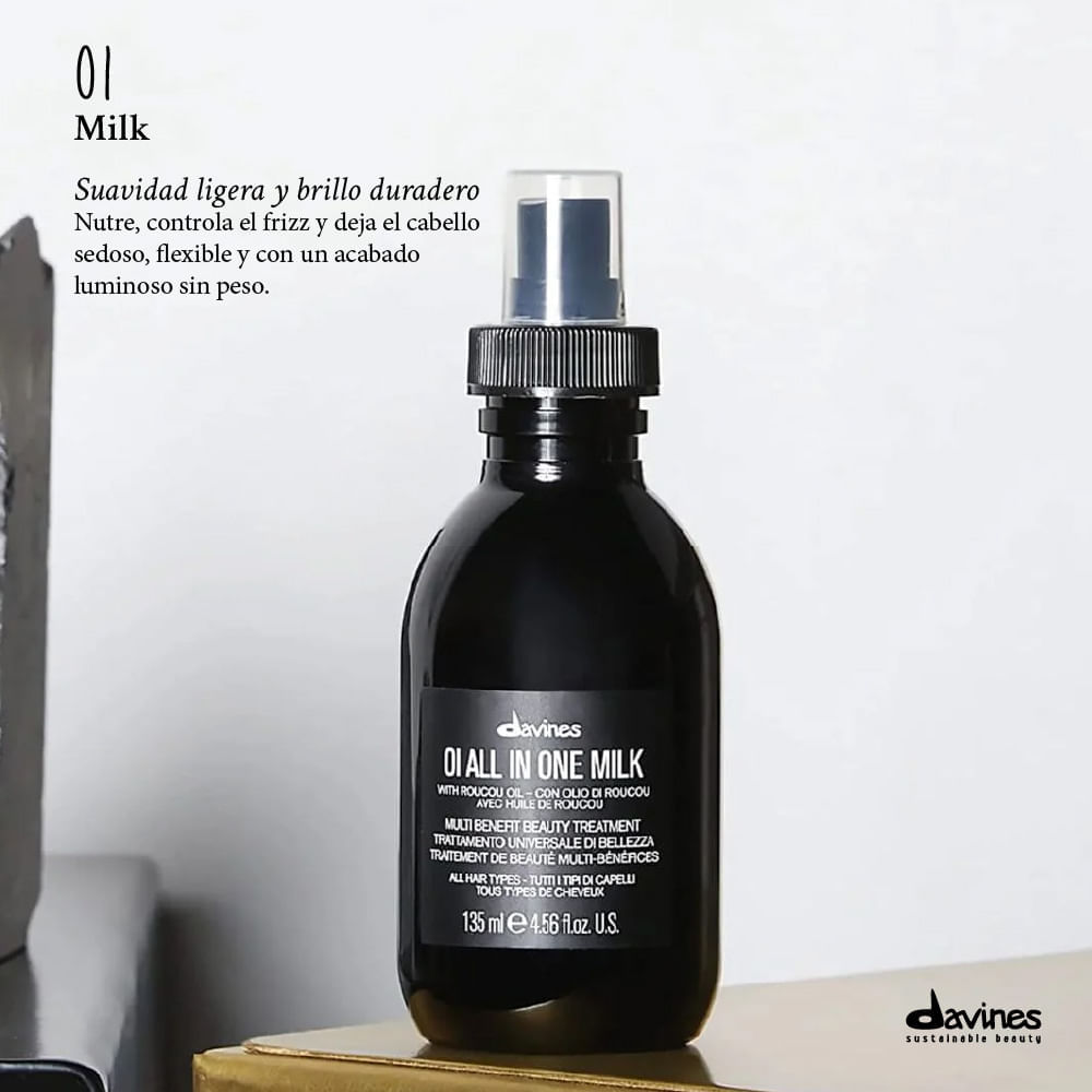 Oi All In One Milk - Davines img #2