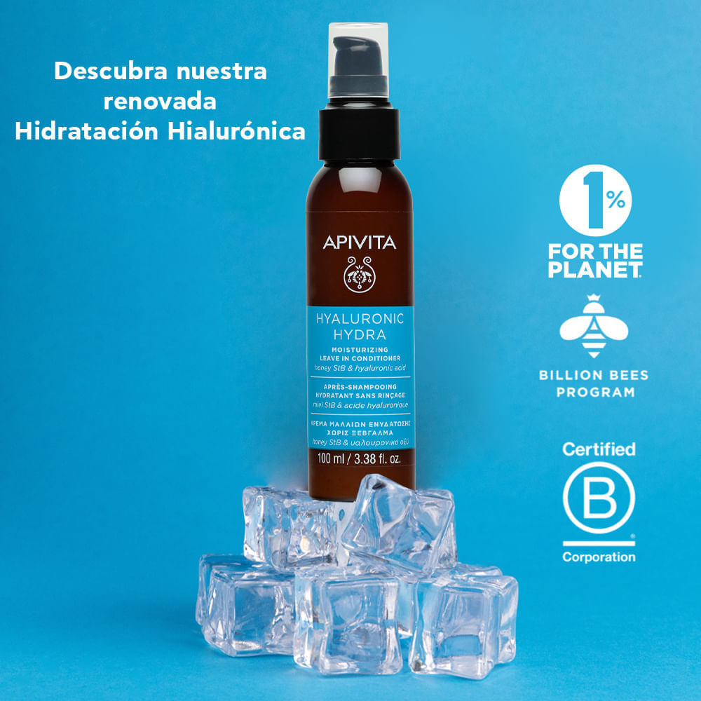 Hyalu Hydra Leave In Conditioner - Apivita 100ml img #5