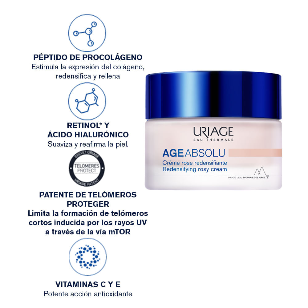 Age Absolu Crema Rose – Uriage img #5
