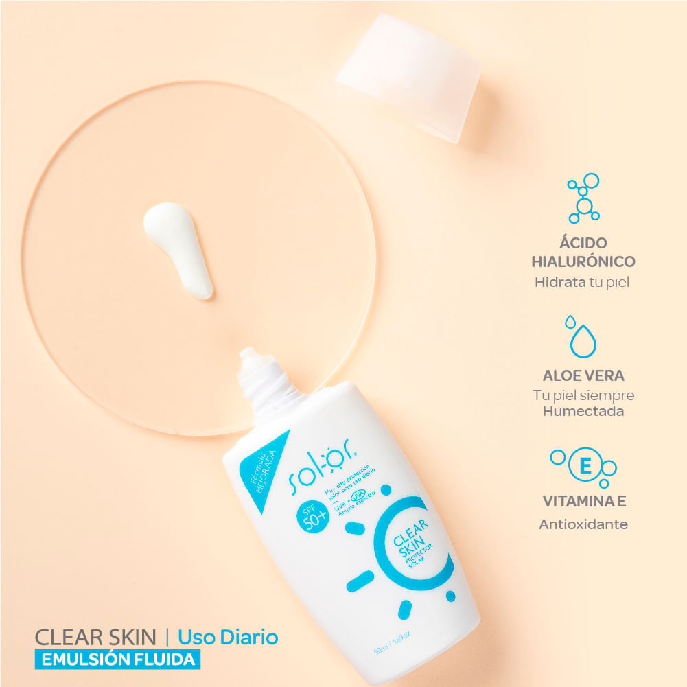 Clear Skin Spf 50+ - Solor img #2