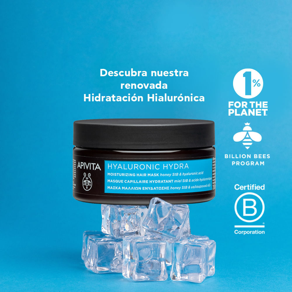 Hyalu Hydra Hair Mask - Apivita 200ml img #5