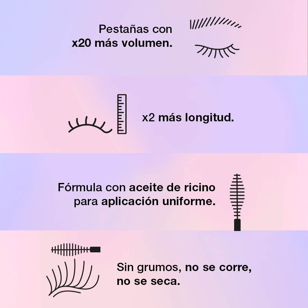 Pestañina Voluminous Lash Paradise A Prueba de Agua - LOréal Paris img #5