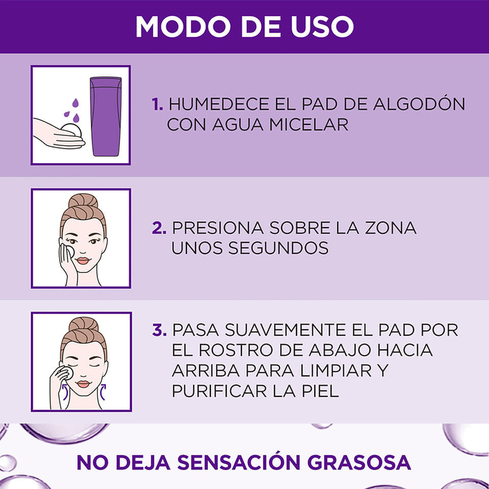 Agua Micelar Hidratante Revitalift Ácido Hialurónico - LOréal Paris img #3