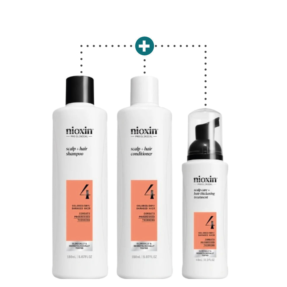 Kit Para Adelgazamiento Y Caída Capilar Sistema 4 - 340 ml - Nioxin img #1
