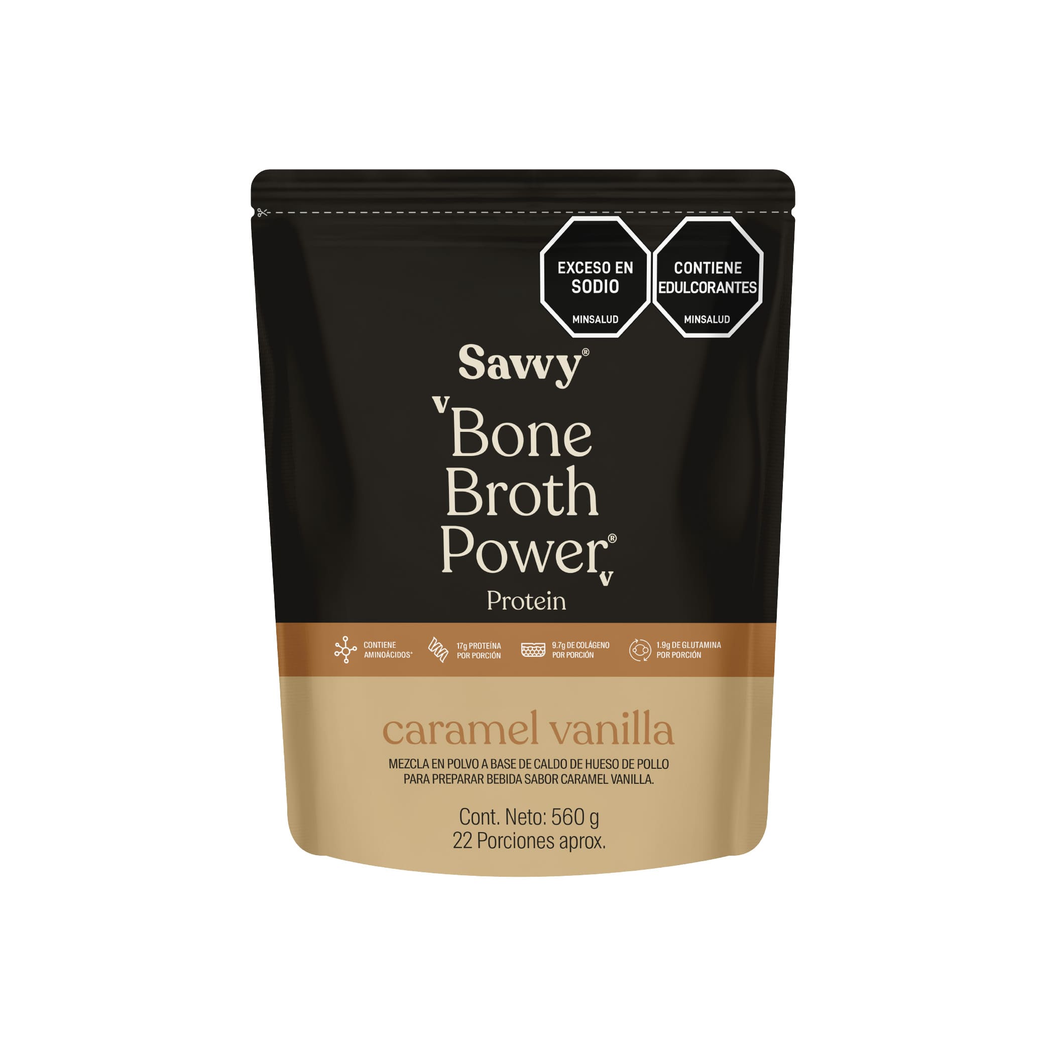 Bone Broth Doypack x 560 gr -Savvy img #1