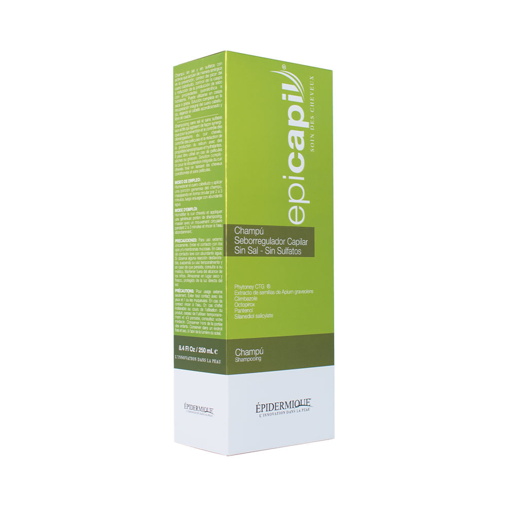 Epicapil Champú Seborregulador Capilar 250ml - Épidermique img #2
