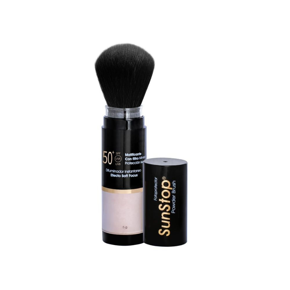 Sunstop Powder Brush SPF 50 translúcido -Pharmaderm img #1