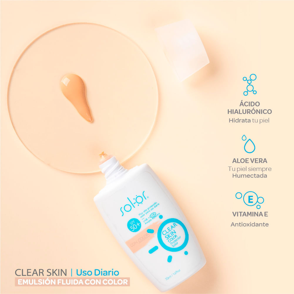 Clear Skin Color Spf 50+ - Solor img #2