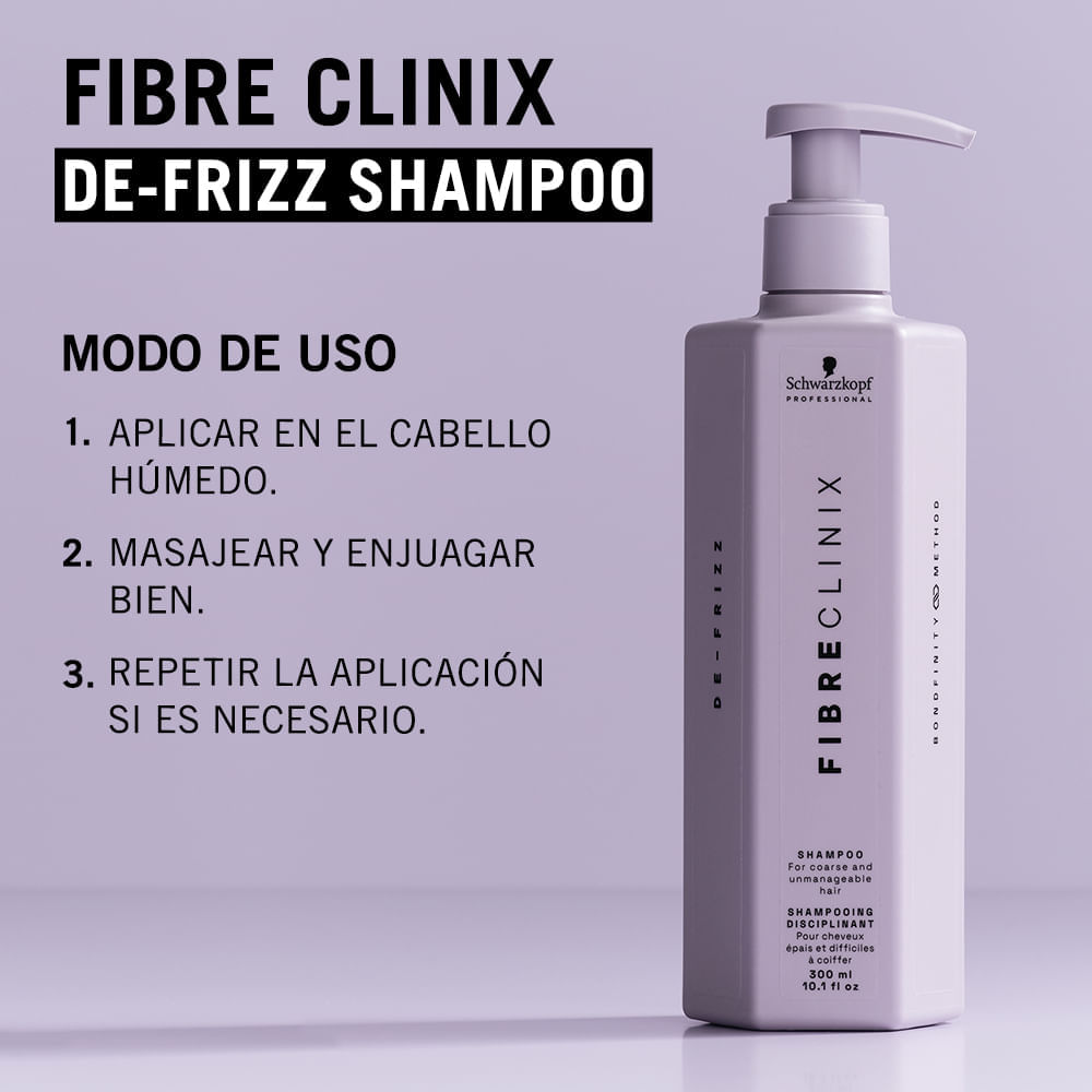 Shampoo Frizz - Fibre Clinix img #3