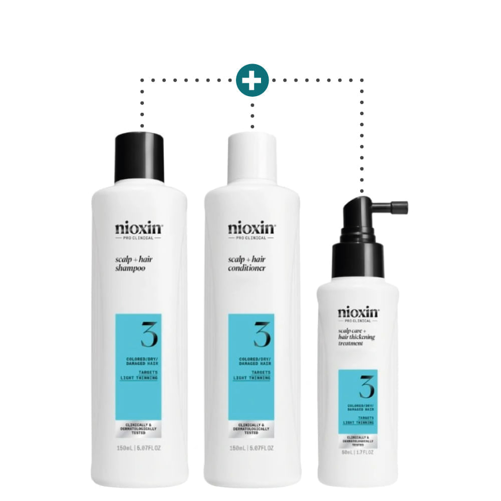 Kit Para Adelgazamiento Y Caída Capilar Sistema 3 - 150 ml - Nioxin img #1