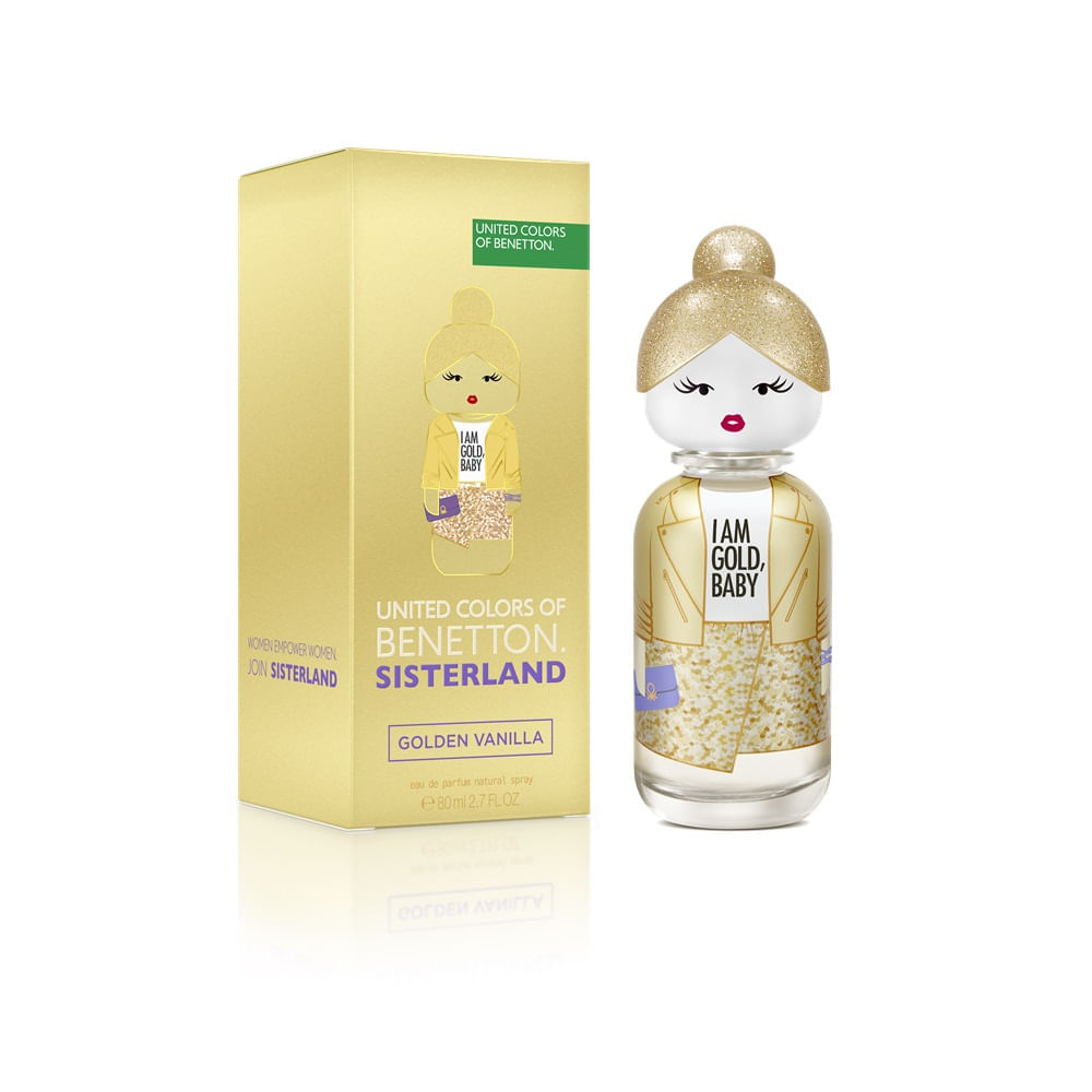 Perfume United Colors Sisterland Golden Vanilla EDP - Benetton img #2