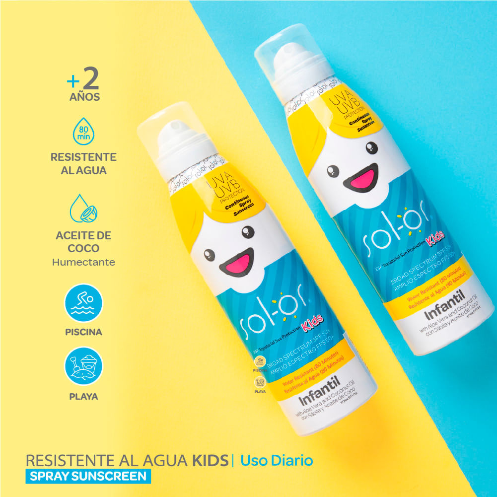 Kids Broad Spectrum Spf 50+ Continuous - Solor img #3