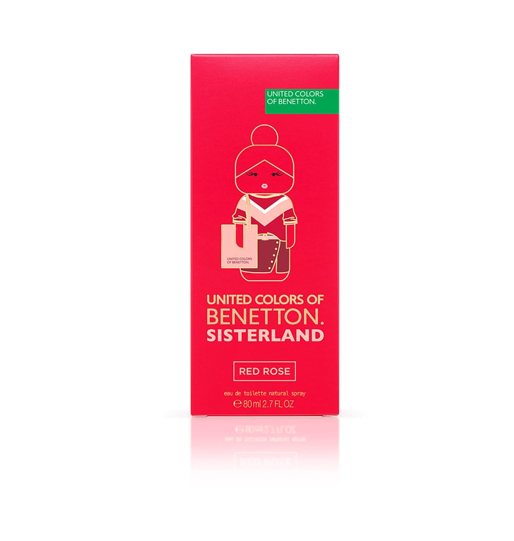 Perfume United Colors Sisterland Red Rose EDT - Benetton img #5