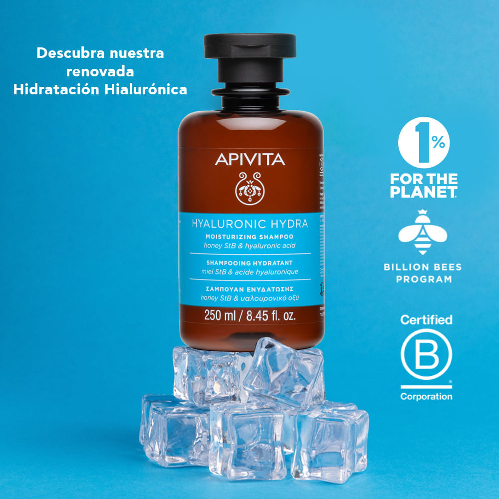 Shampoo Hyalu Hydra - Apivita img #5
