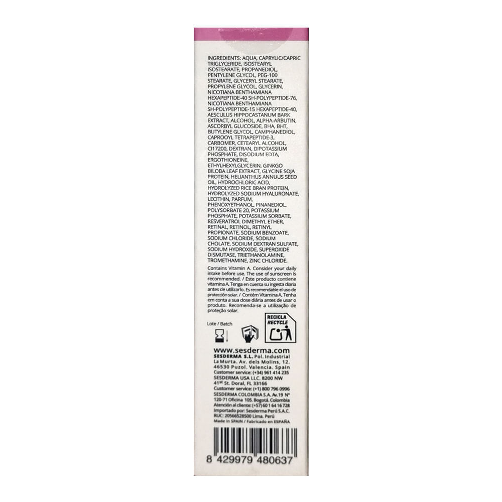 Reti-age Contorno De Ojos Nuevo Aplicador Ceramico - Sesderma img #2