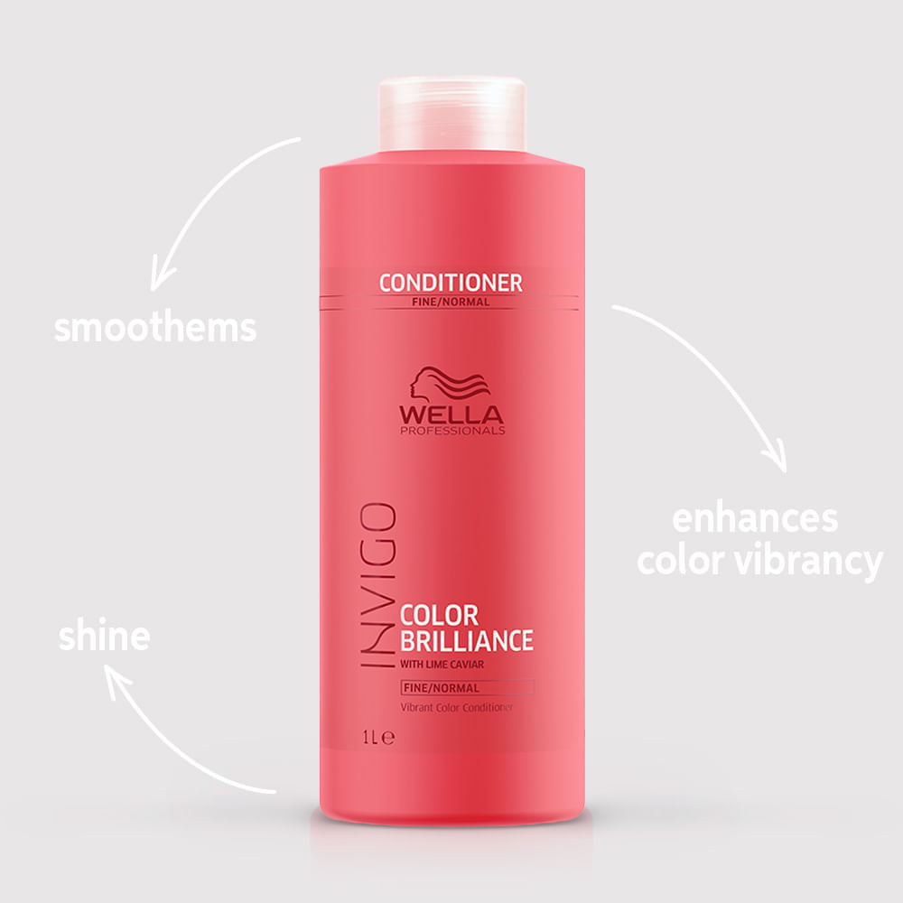 Acondicionador Cuidado Color Invigo Brilliance - Wella Professionals img #3