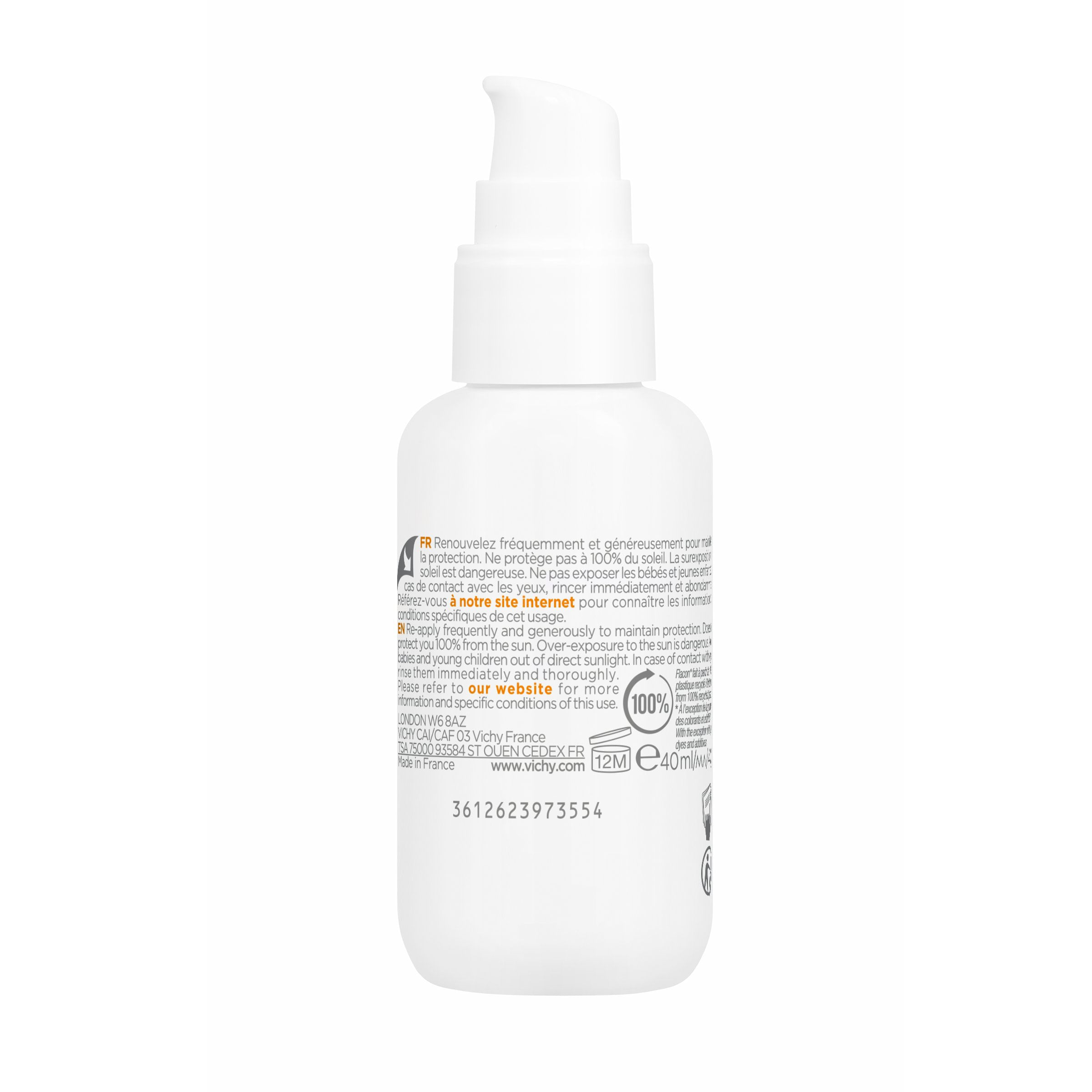 Capital Soleil UV Clear SPF 50+ Protector Solar 40ml - Vichy img #4