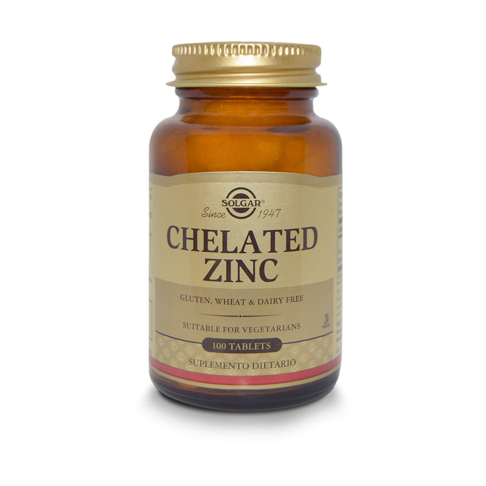 Chelated Zinc - Solgar img #1