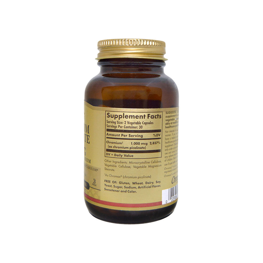 Chromium Picolinate - Solgar img #2