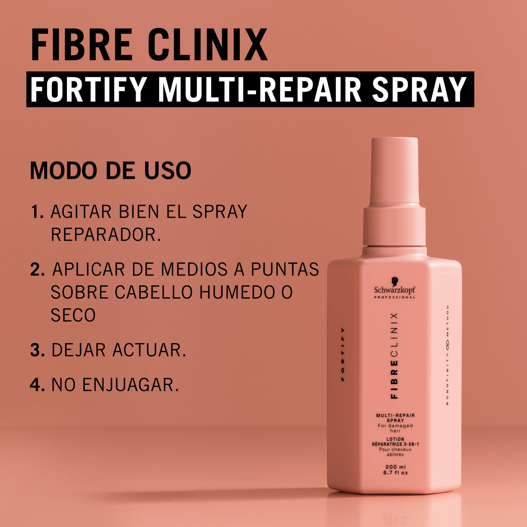 Spray Acondicionador Fortificante - Fibre Clinix img #3