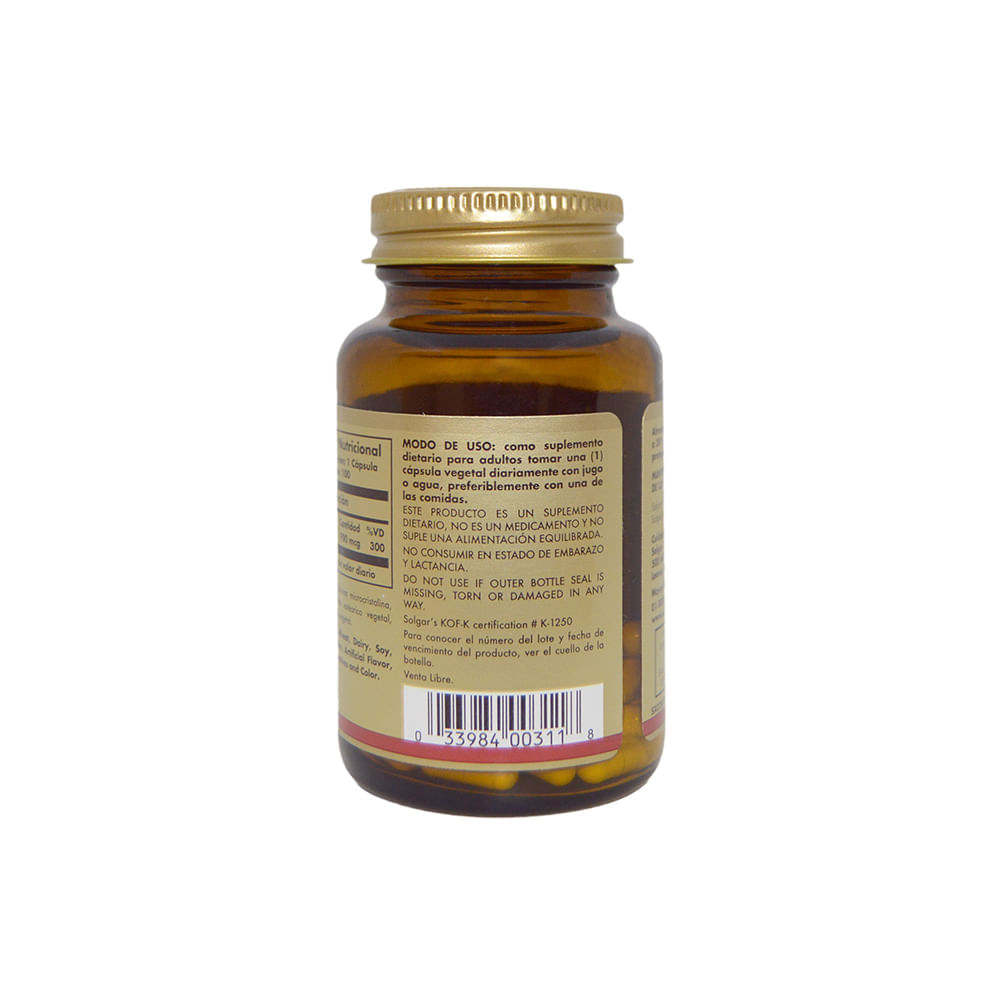 Biotin - Solgar img #3