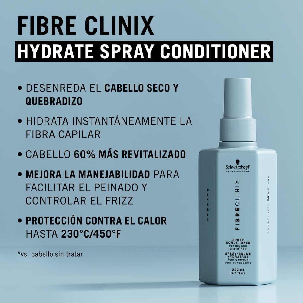 Spray Acondicionador Hidratante - Fibre Clinix img #3