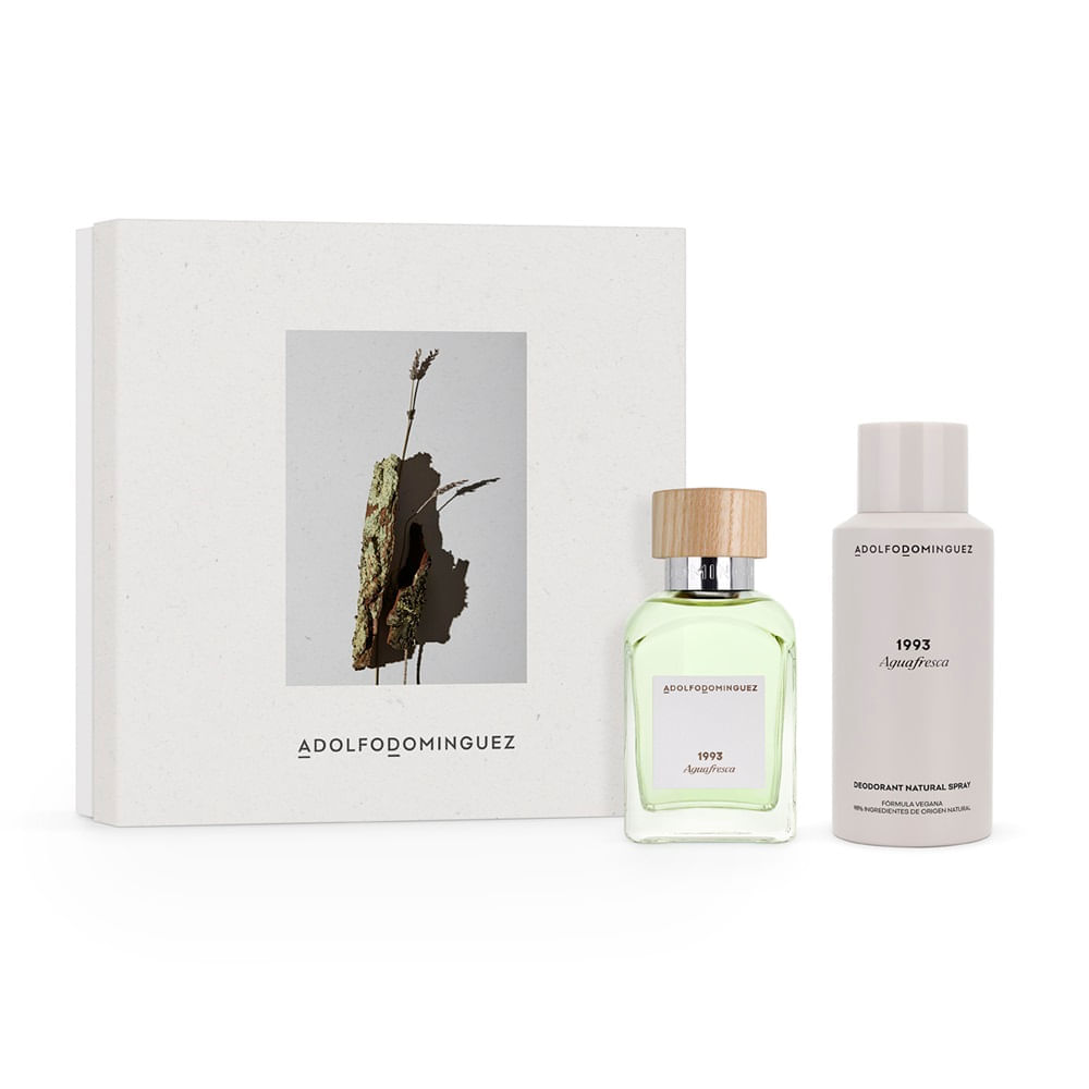 Kit Hombre Aguafresca EDT 120 ml + Desodorante 150 ml - Adolfo Dominguez img #2