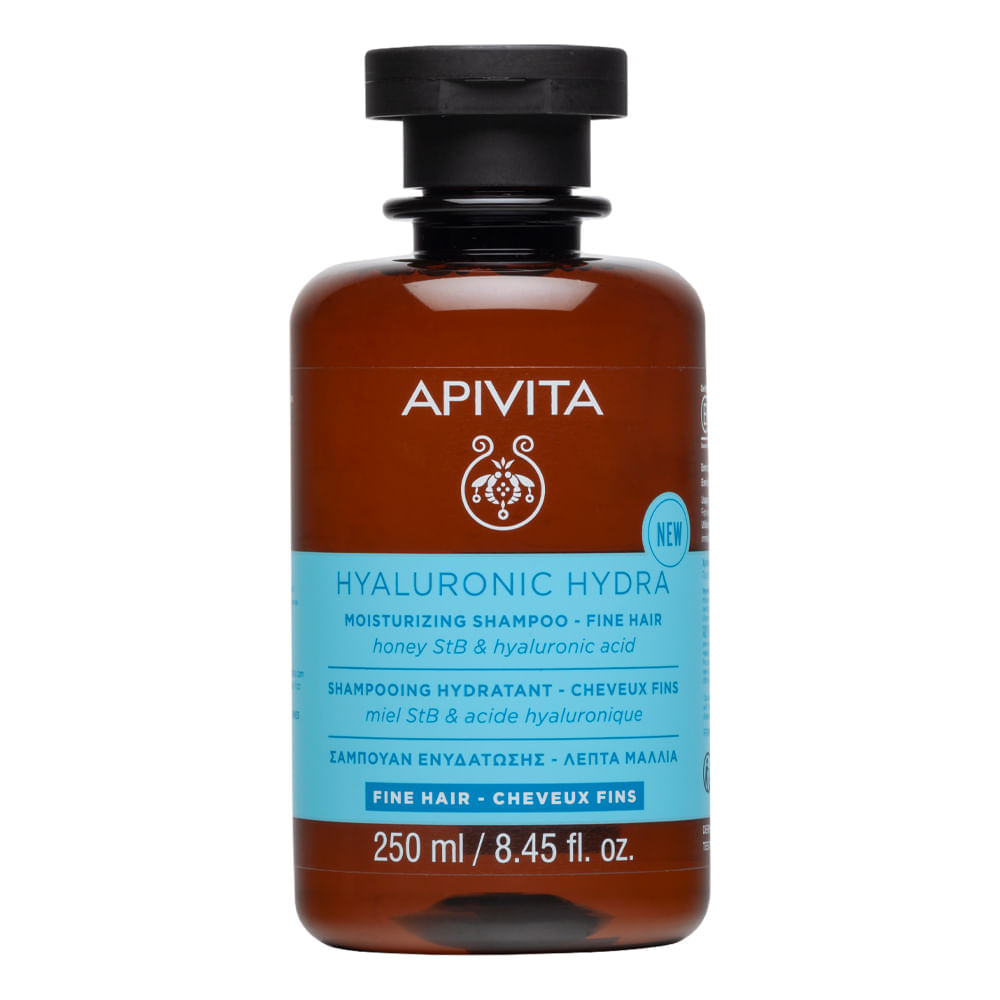 Shampoo Hyalu Hydra Fine Hair - Apivita 250ml img #1