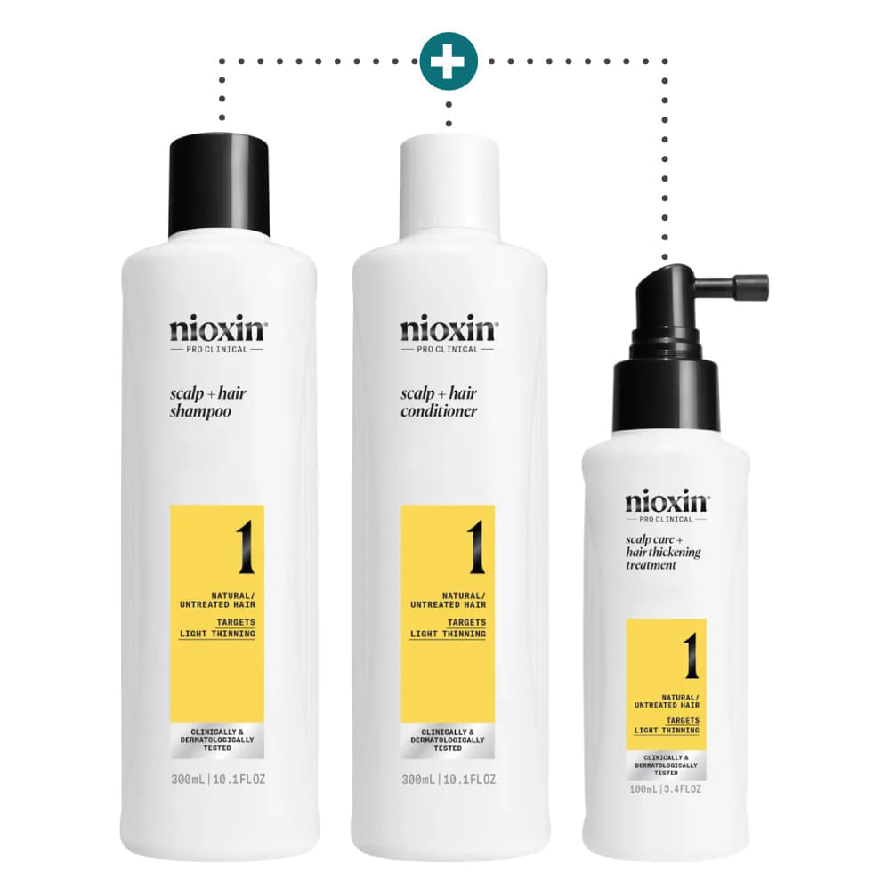 Kit Para Adelgazamiento Y Caída Capilar Sistema 1 - 700 ml - Nioxin img #1