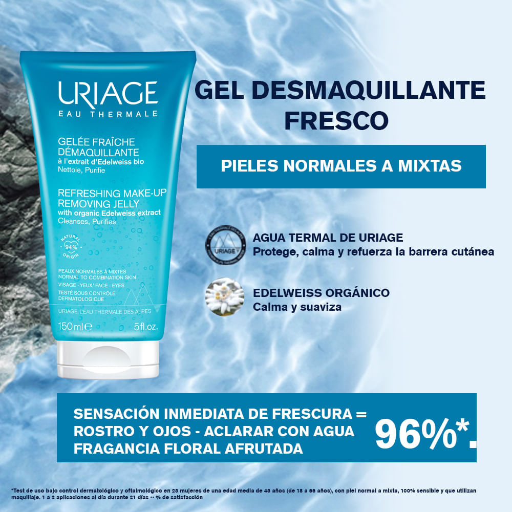 Gel Desmaquillante Refrescante - Uriage img #3