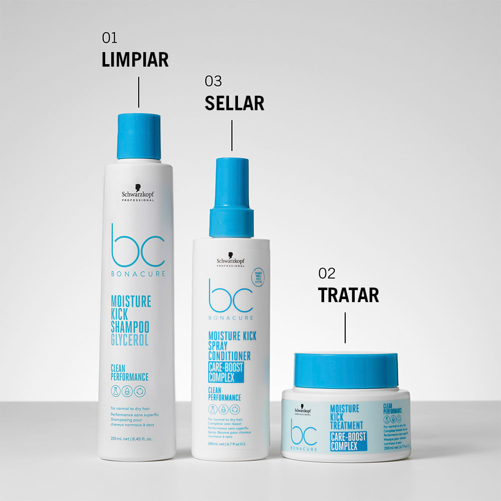 Spray Acondicionador Moisture Kick Hidratacion - Bonacure img #5