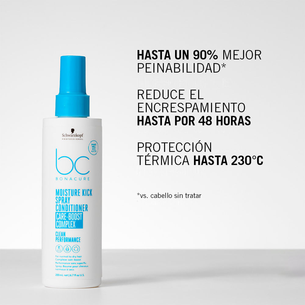 Spray Acondicionador Moisture Kick Hidratacion - Bonacure img #4