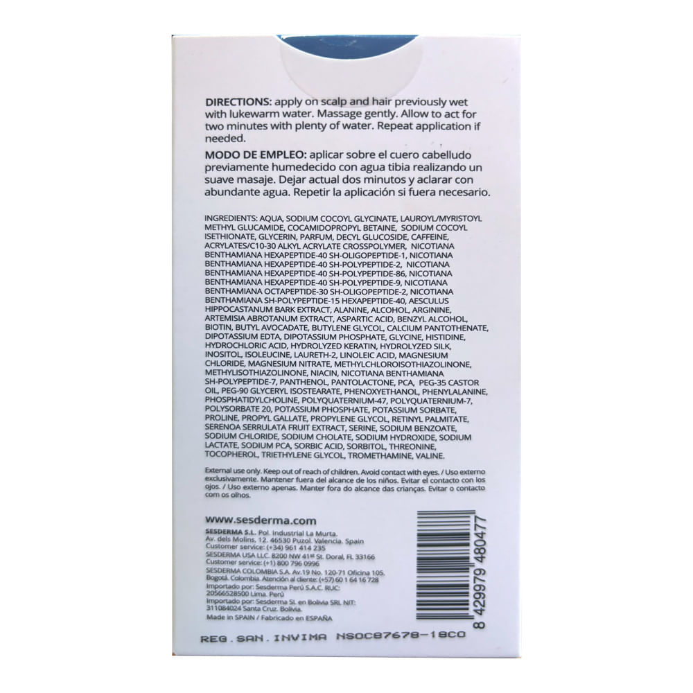Seskavel Growth champú anticaída - Sesderma img #4