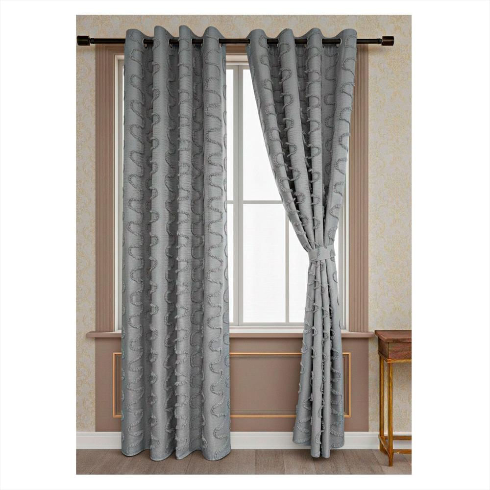 ⁠Cortina Ondas Gris img #2