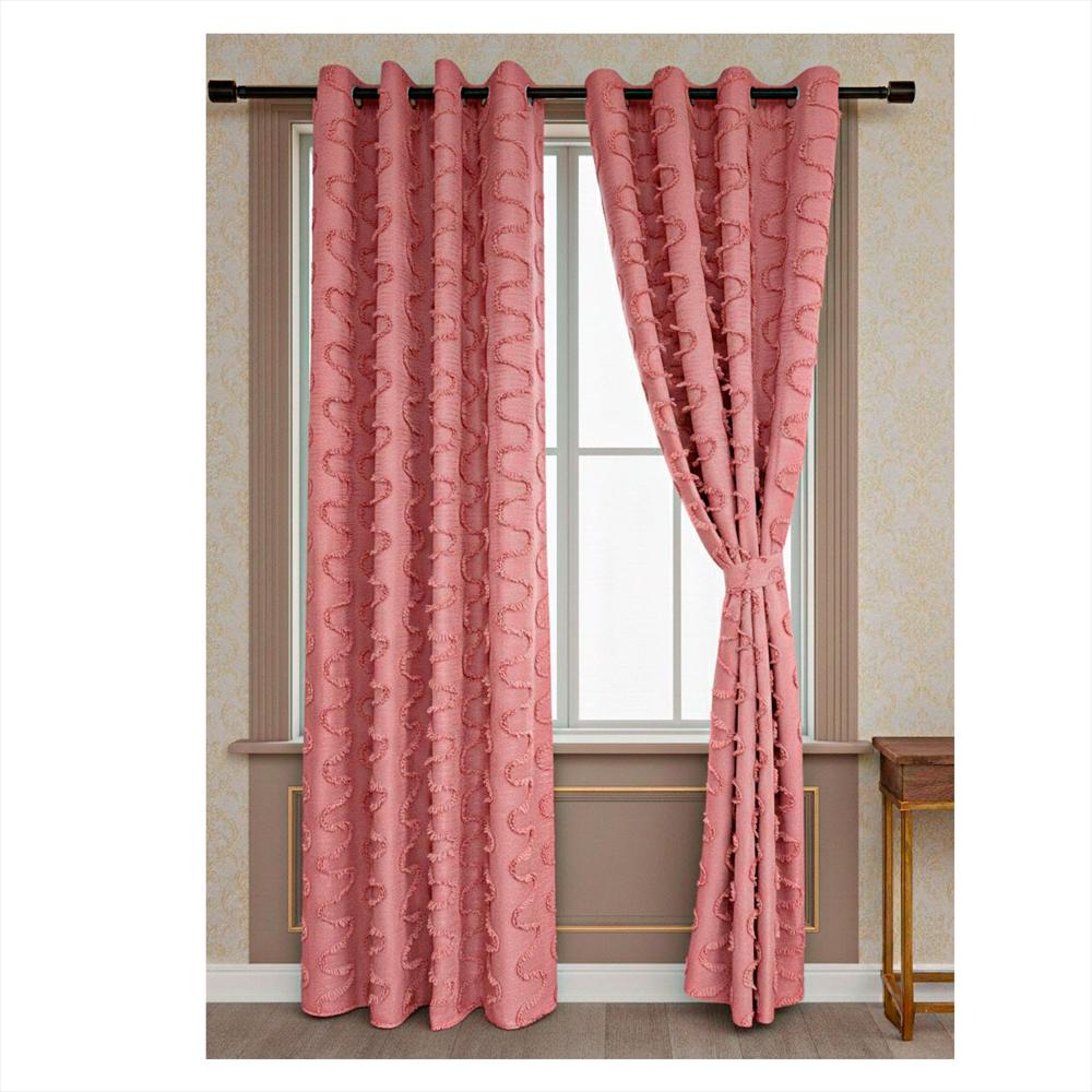 ⁠Cortina Ondas Rosa img #2