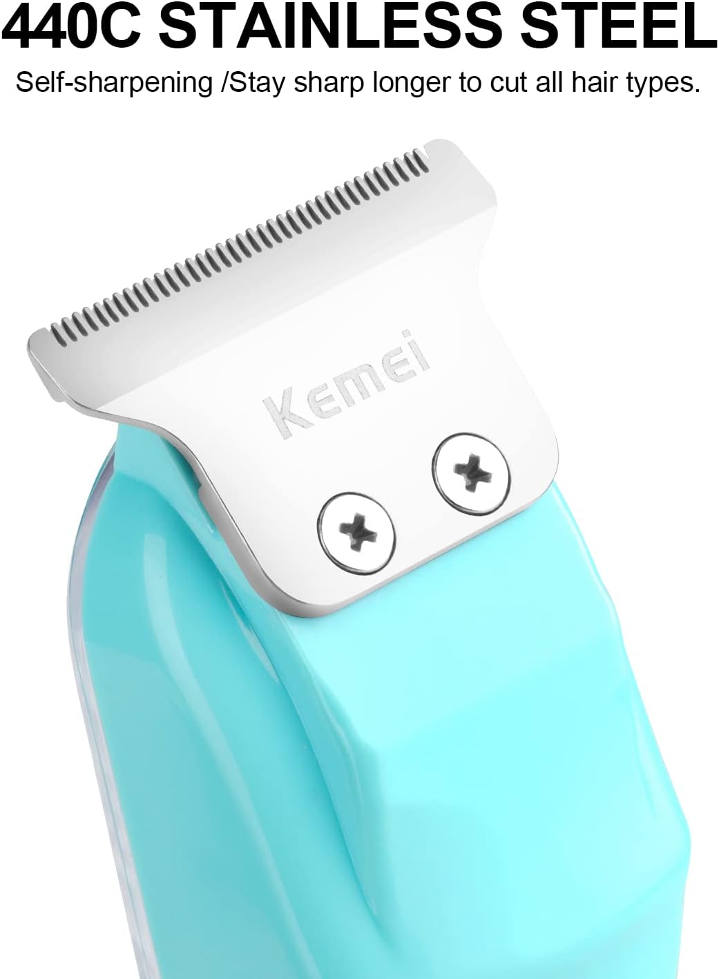 Máquina Cortadora Afeitadora Kemei Profesional Potente Recargable img #4