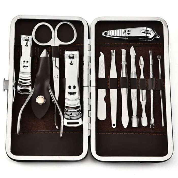 Kit Set De Manicure Profesional Cuidado de Uñas Completo 12 Piezas En Acero img #2