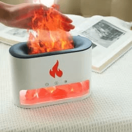Humidificador Aromatizador Difusor Purificador Con Piedras De Sal Del Himalaya img #4