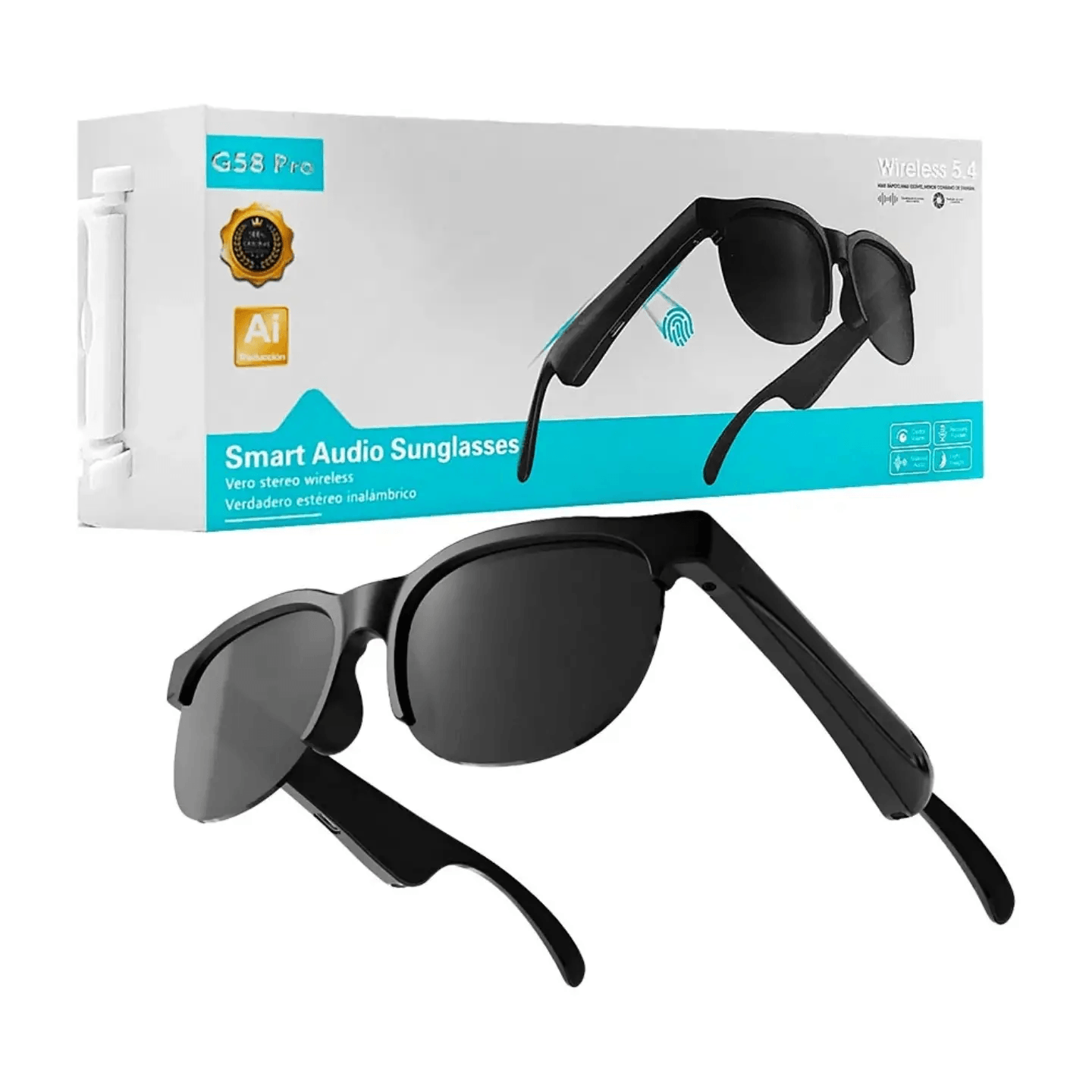 Gafas Auriculares Bluetooth Bluetooth Inalámbricos img #2