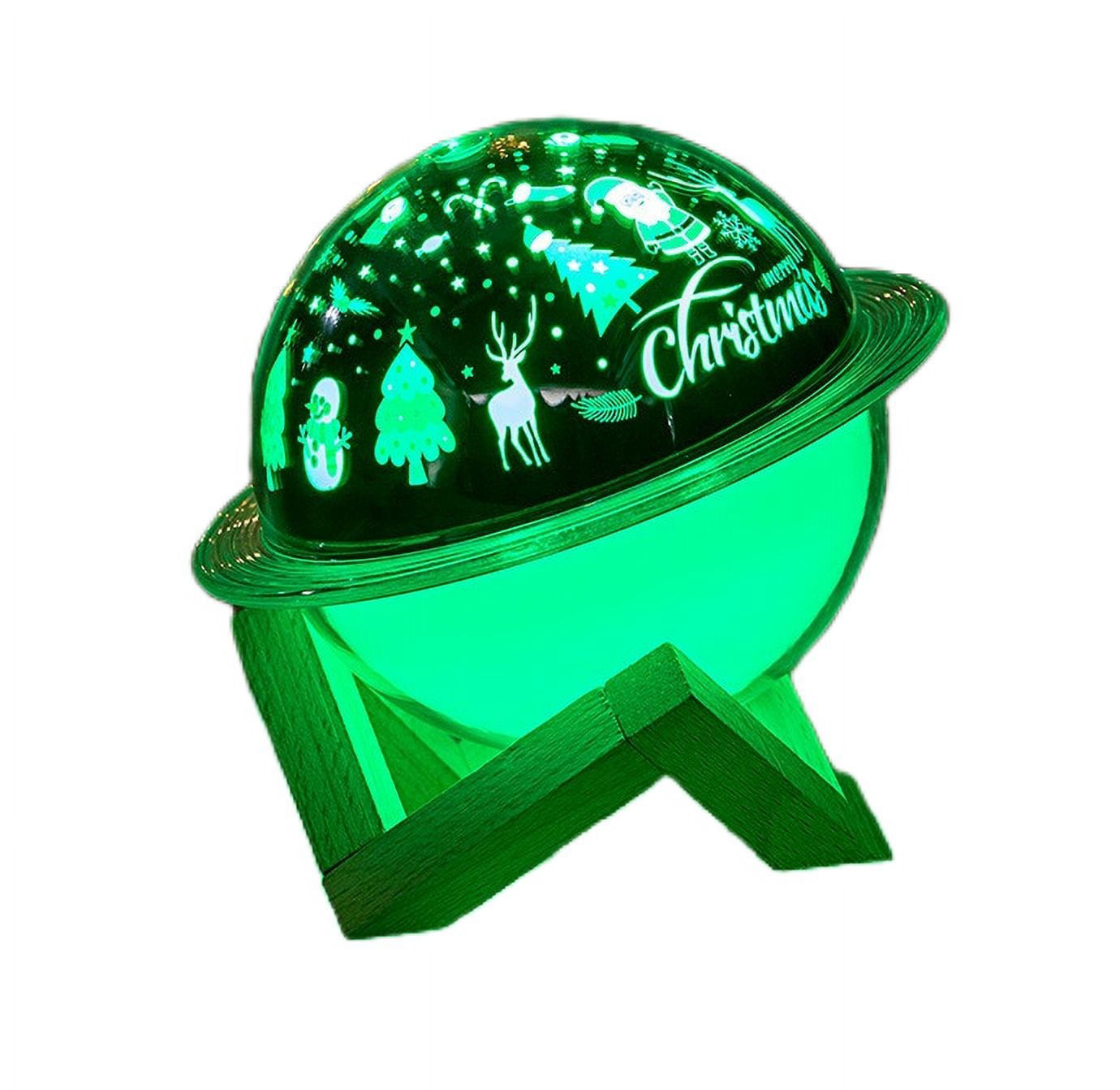 Humidificador Lámpara Aromatizante Forma de Planeta 3D Con Luz LED Recargable img #2