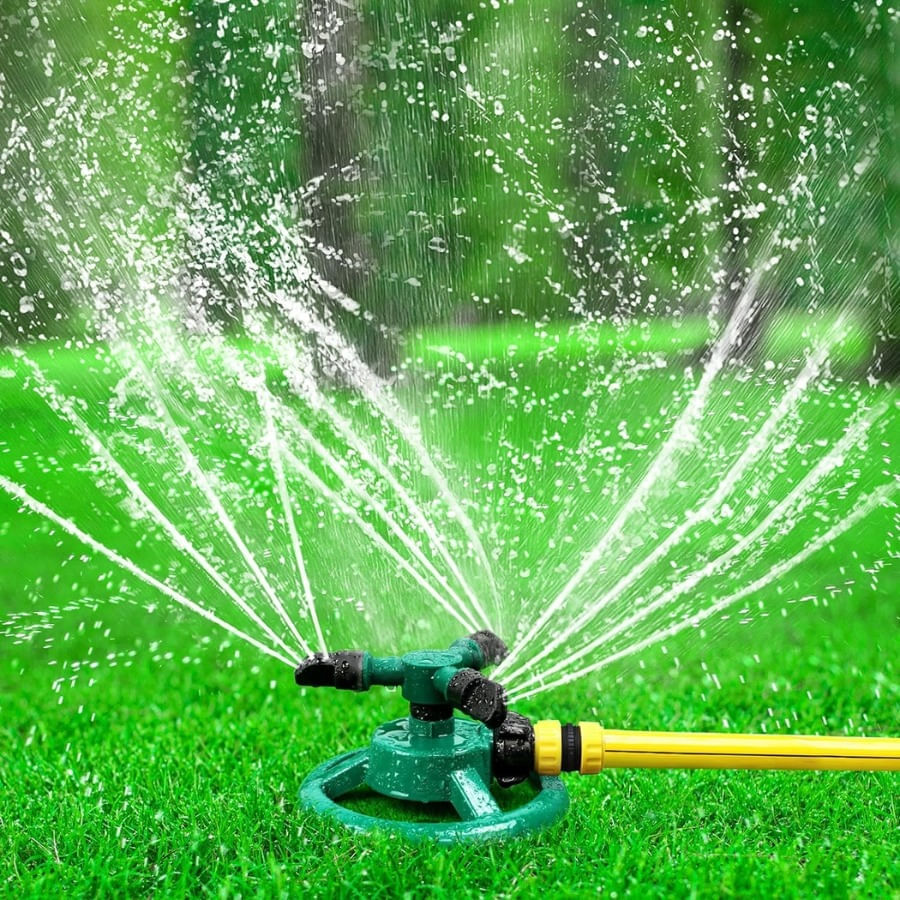 Aspersor Rociador Giratorio Para Jardín Césped Y Cultivo img #3