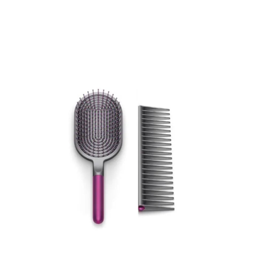 Set Cepillo Y Peine Antiestático Desenredante Para Cabello Liso Y Rizado img #1