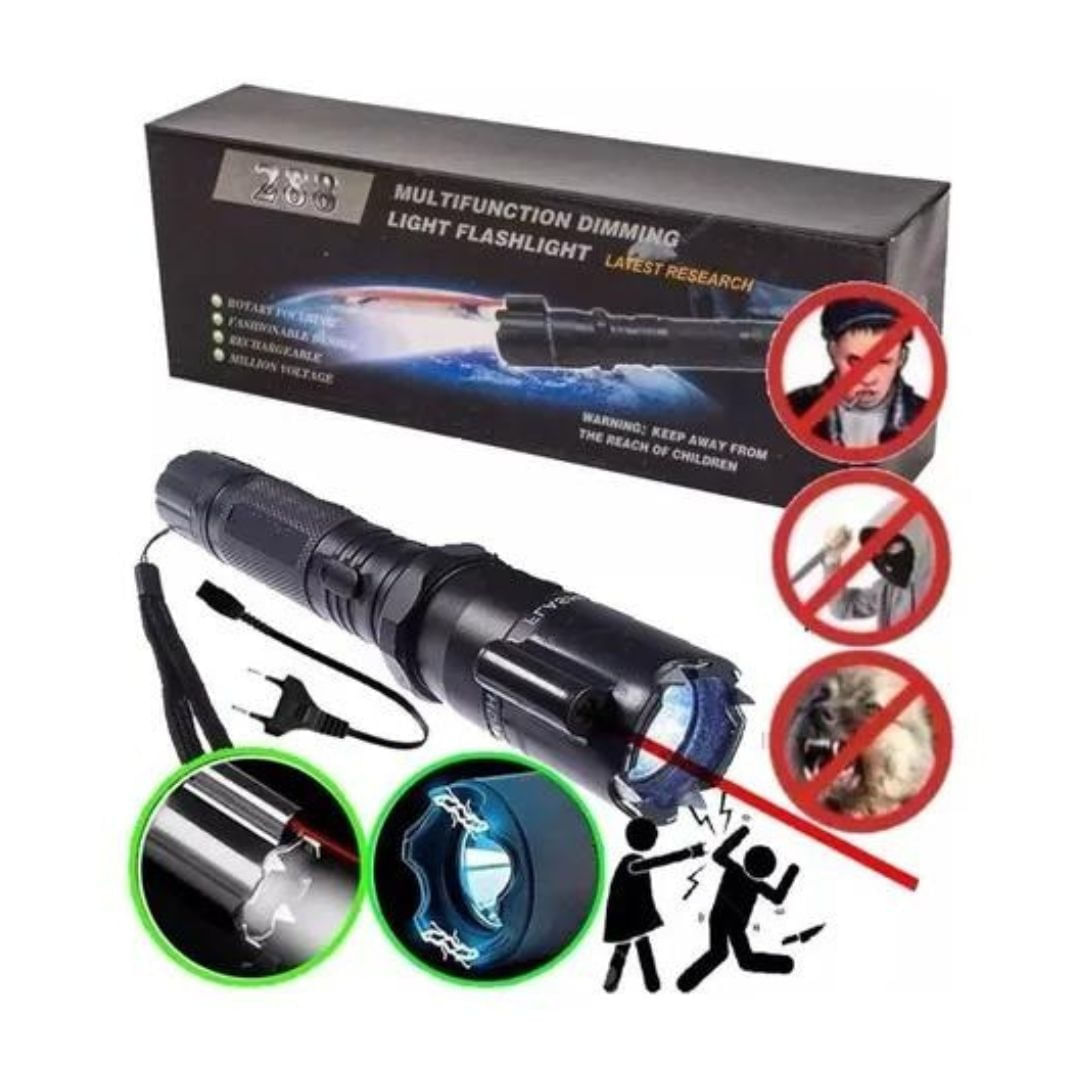 Linterna Taser LED de Defensa Personal Compacta img #4