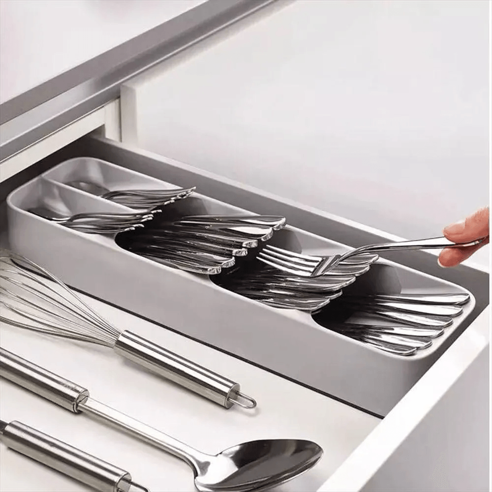 Organizador De Cubiertos Cucharas Tenerdores De Cocina Para Gavetas y Cajones img #5