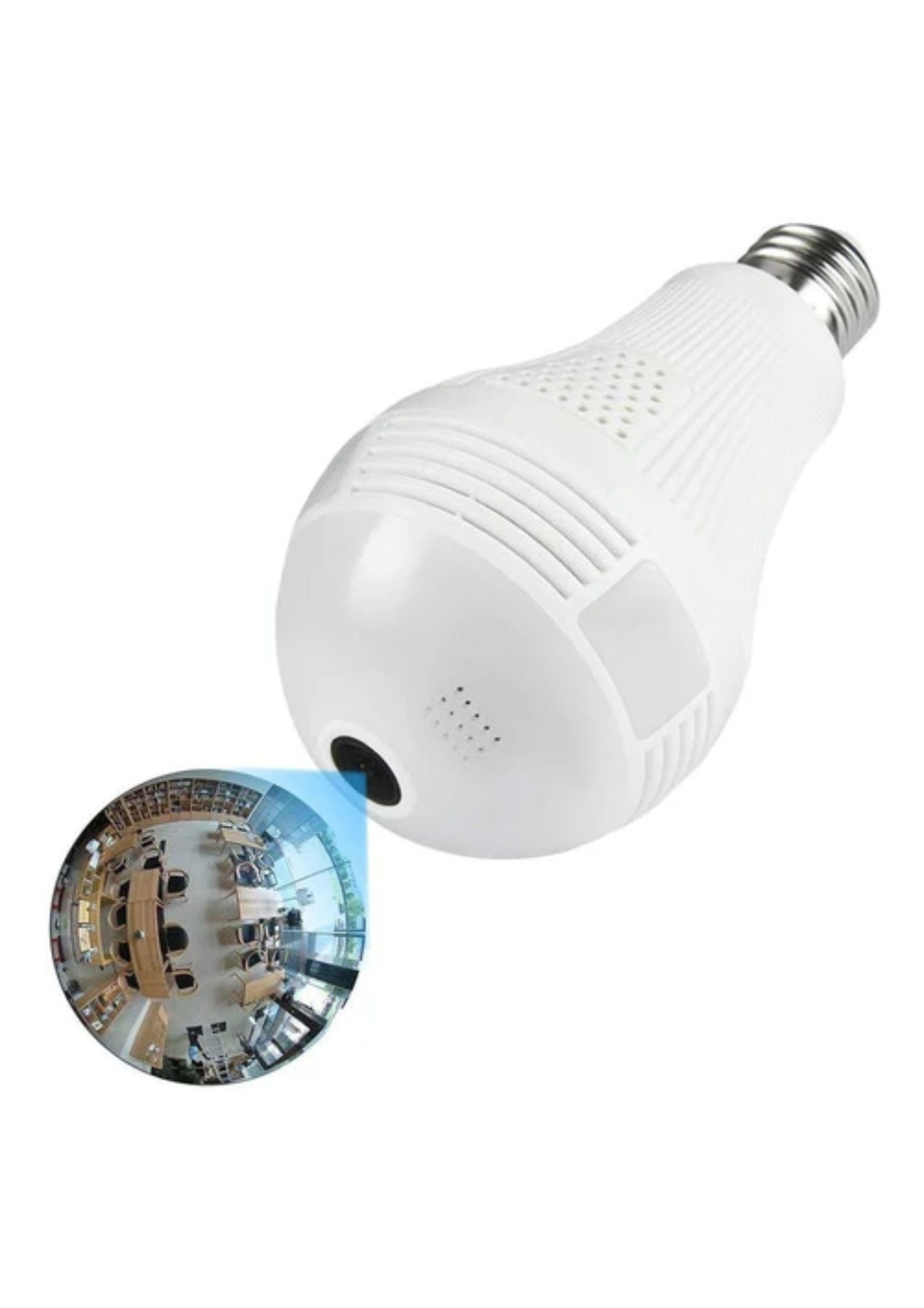 Cámara Espía Seguridad 360 Tipo Bombillo Discreta Visión Nocturna LED img #2