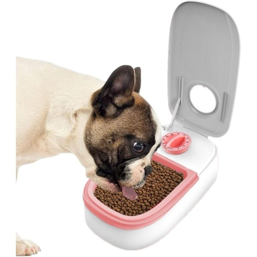 Comedero Dispensador De Comida Automático Para Mascotas Con Temporizador img #1