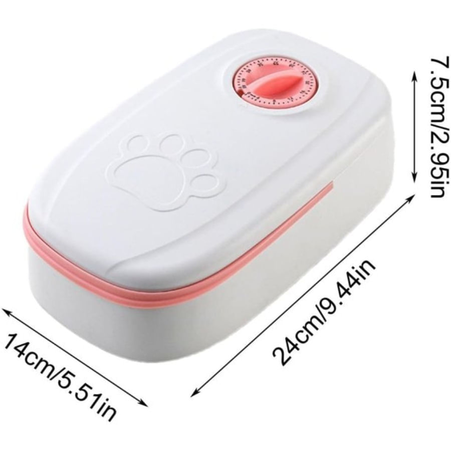 Comedero Dispensador De Comida Automático Para Mascotas Con Temporizador img #3