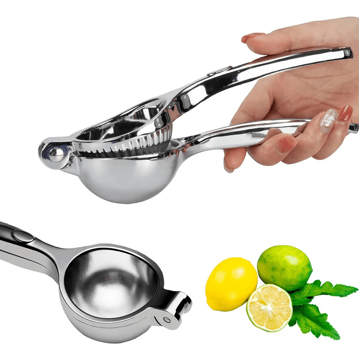 Exprimidor de cítricos limon Manual De Acero Inoxidable Para Cocina Profesional img #3